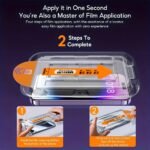 9H Tempered Glass Screen Protector with One-Click Applicator — for IPhone 12  → 17 Pro Max